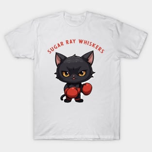 sugar ray boxing cat T-Shirt